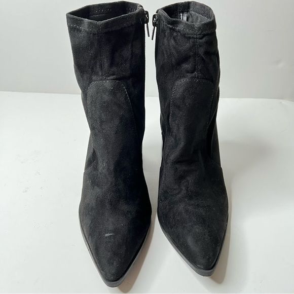 Steve Madden Womens Touchdown Black Ankle Boots Chunky Shoes 10 Medium NEW Y2K - Picture 3 of 11